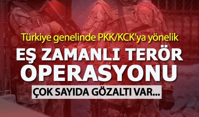 Türkiye genelinde PKK/KCK operasyonu: 158 gözaltı