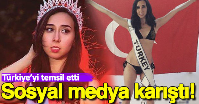 Türkiye'yi temsil etti ortalık karıştı