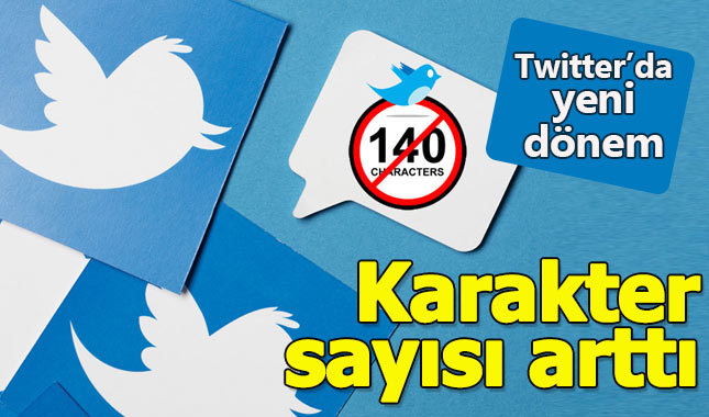Twitter'ın karakter kotası 280'e çıktı