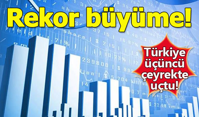 Üçüncü çeyreğin büyüme oranları açıklandı!