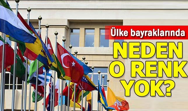 Ülke bayraklarında neden mor renk yok?