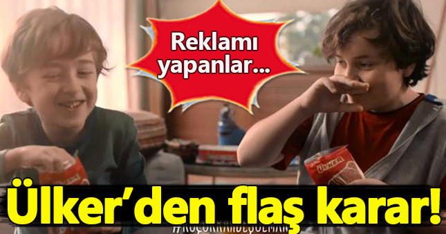 Ülker'den skandal reklamla ilgili yeni açıklama