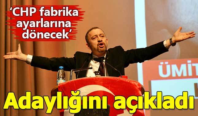 Ümit Kocasakal, CHP Genel Başkanlığı'na adaylığını ilan etti