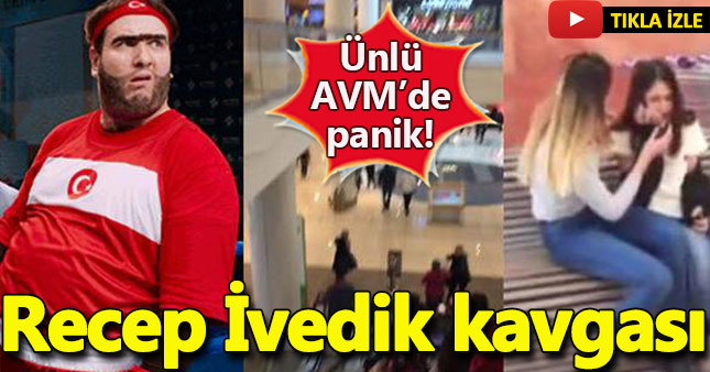 Ünlü AVM'de Recep İvedik kavgası!