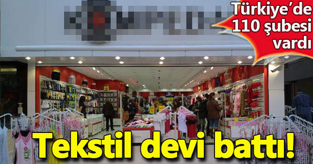 Ünlü iç giyim mağazası battı