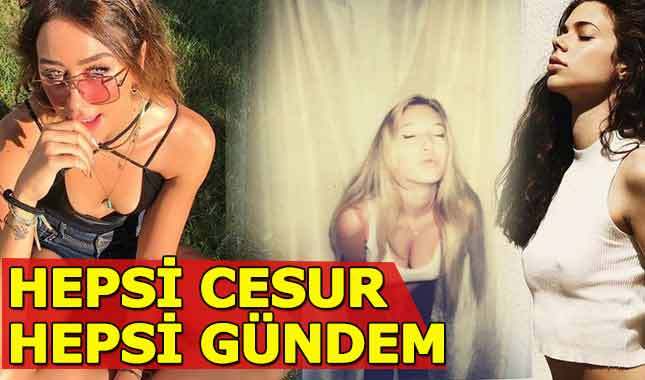 Ünlü isimlerin kızları cesur paylaşımlara devam ediyor