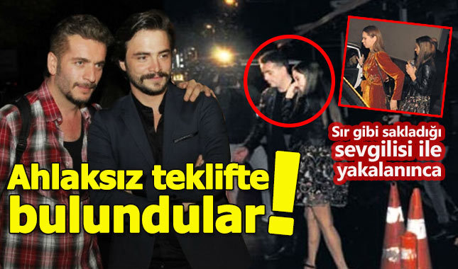 Ünlü oyuncu sevgilisi ile yakalandı! Rüşvet teklif ettiler