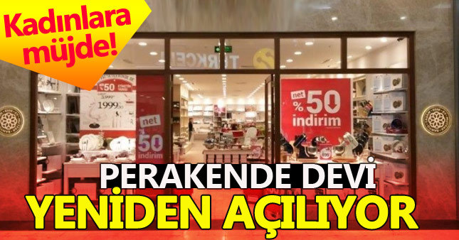 Ünlü perakende zinciri yeni adıyla geri dönüyor