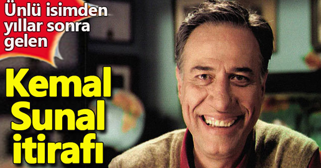 Ünlü sanatçıdan yıllar sonra gelen Kemal Sunal itirafı