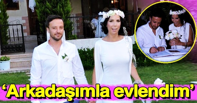 Ünlü şarkıcı Tuğba Özerk evlendi