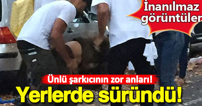 Ünlü şarkıcının zor anları!