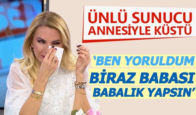 Ünlü sunucu, annesiyle küstü! Sosyal medyadan engeli yedi