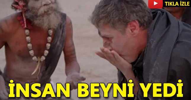 CNN sunucusu insan beyni yedi