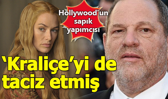 Ünlü yapımcı 'Cersei Lannister'ı da taciz etmiş