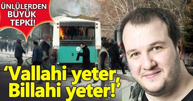 Ünlüler hain saldırıya isyan etti!