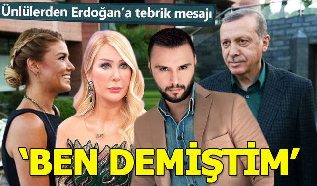 Ünlülerden seçim sonrası dikkat çeken paylaşımlar
