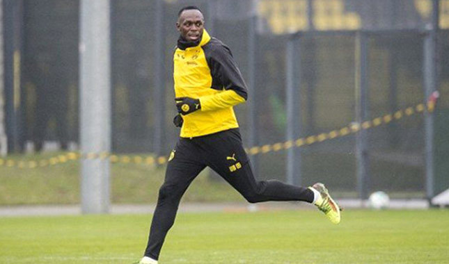 Usain Bolt Alman deviyle sahaya indi