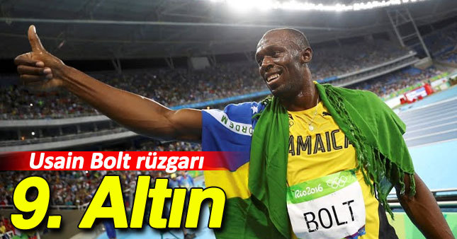 Usain Bolt rüzgarı devam ediyor