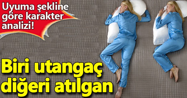Uyuma şeklinize göre karakter analizi