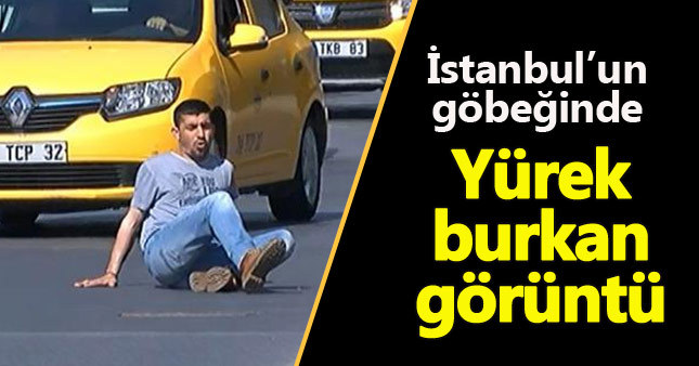 Uyuşturucu kullanan genç yerlerde süründü