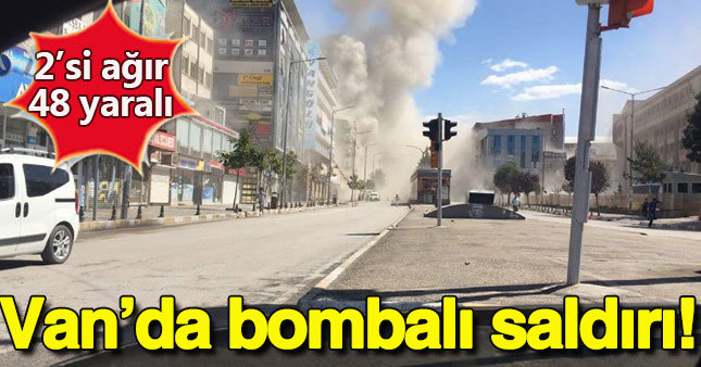 Van'da bombalı araçla saldırı