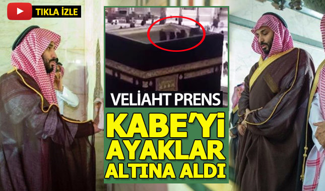Veliaht Prens Selman Kâbe'yi ayaklar altına aldı