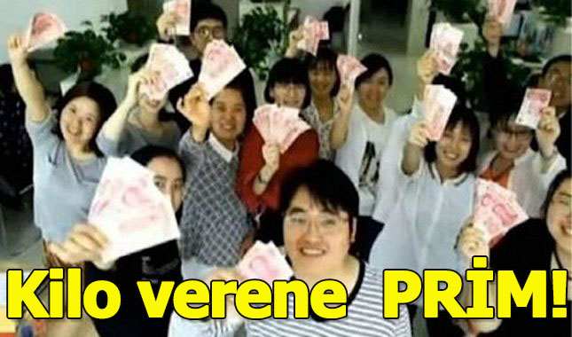 Verdikleri her kilo için çalışanlarına para ödüyor