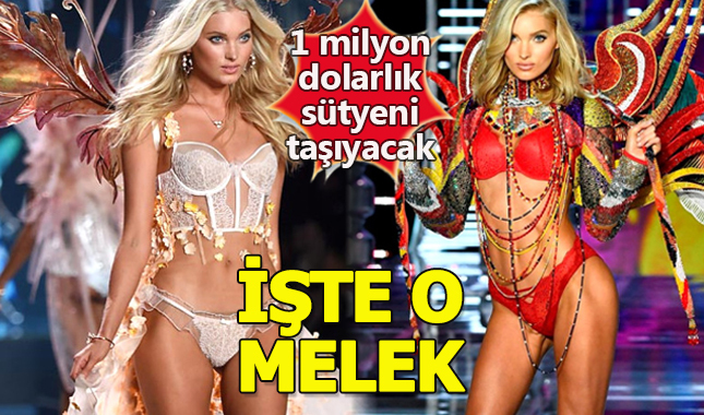 Victoria's Secret'in 1 milyon dolarlık sütyenini Elsa Hosk taşıyacak