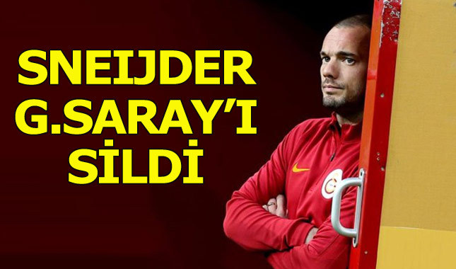 Wesley Sneijder Galatasaray defterini kapattı