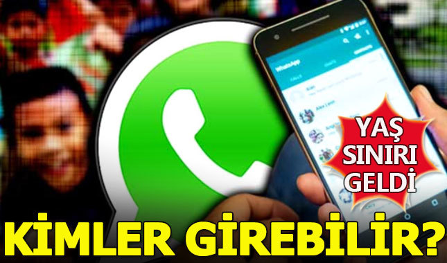 WhatsApp'ta yaş sınırı kaç kimler girebilir kimler kullanamaz?