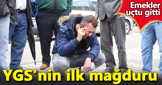 YGS'ye geç kaldı gözyaşlarına boğuldu