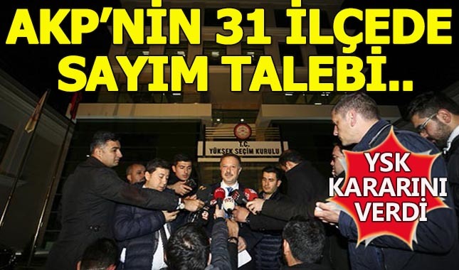 YSK kararını verdi