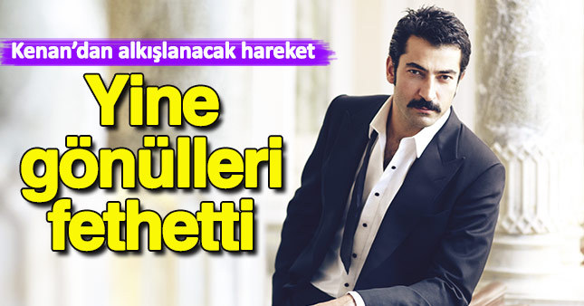 Yakışıklı oyuncu yine gönülleri fethetti