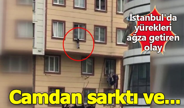 Yaşanana korku dolu anlar cep telefonu kamerasında!