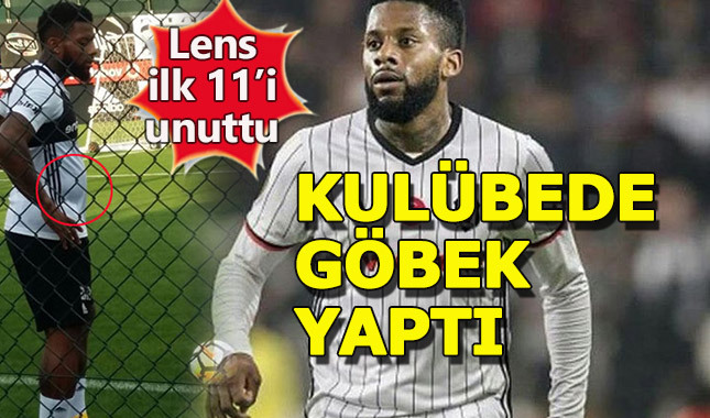 Yedek kulübesine demir atan Lens, göbek yaptı