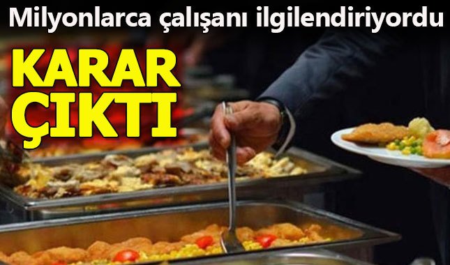 Yemek kartlarıyla ilgili karar çıktı - Yemek kartları marketlerde geçiyor mu?