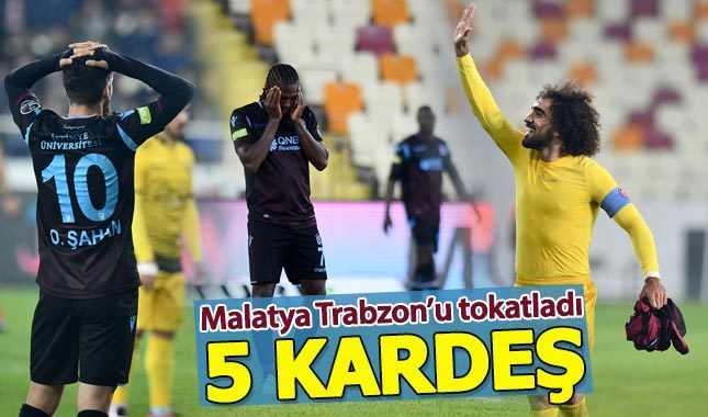 Yeni Malatyaspor 5-0 Trabzonspor Maç Özeti Goller