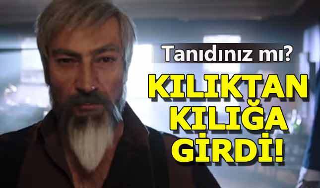 Yeni filmi için bin bir surata büründü