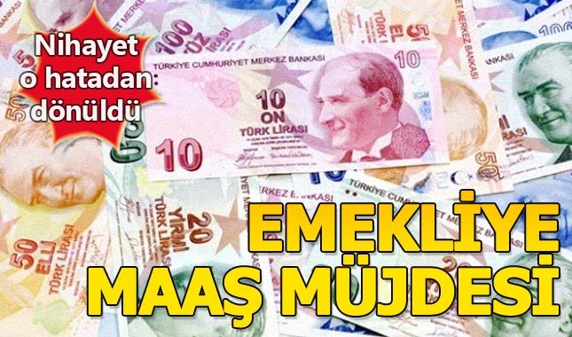 Yeni yıl öncesi Emekliye maaş müjdesi