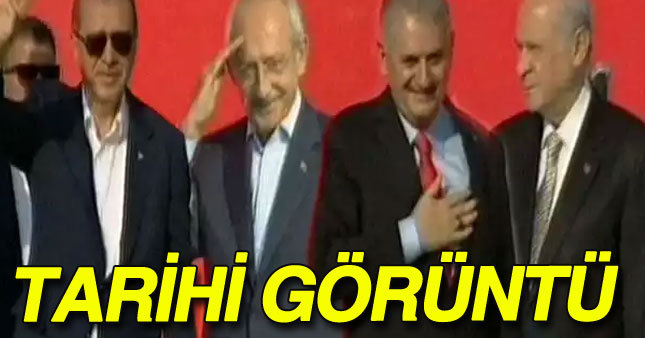Yenikapı'da tarihi görüntü