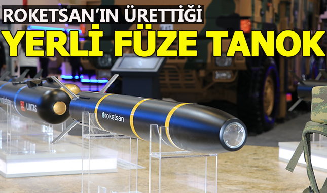 Yerli füze Tanok tanıtıldı