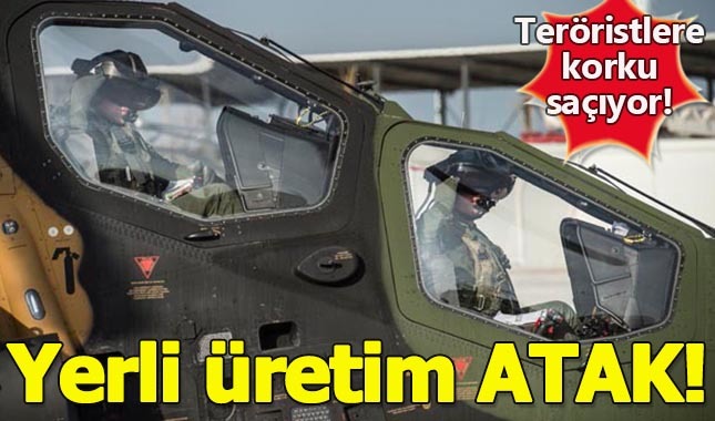 Yerli üretim helikopter ATAK tanıtıldı!