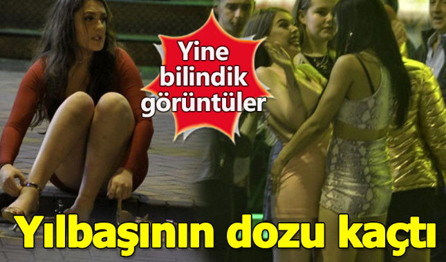 Yılbaşı eğlencesinin dozunu kaçırdılar