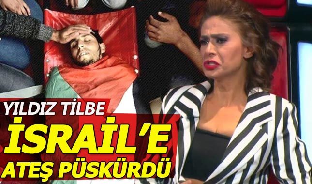 Yıldız Tilbe İsrail'e ateş püskürdü