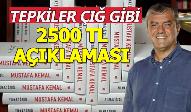Yılmaz Özdil'den 2500 liralık Mustafa Kemal kitabı eleştirilerine yanıt
