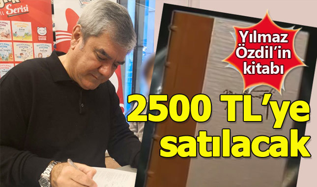Yılmaz Özdil'in "Mustafa Kemal" kitabı 2500 TL satılacak