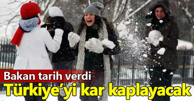 Yoğun kar yağışı Trakya'dan giriş yapacak