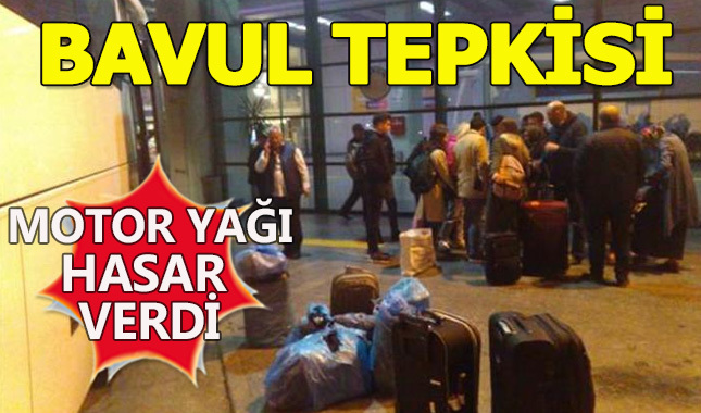 Yolculardan bavul tepkisi