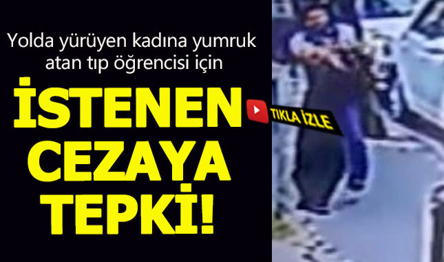 Yolda yürüyen kadını tekmeleyen kişiye tepki çeken ceza!