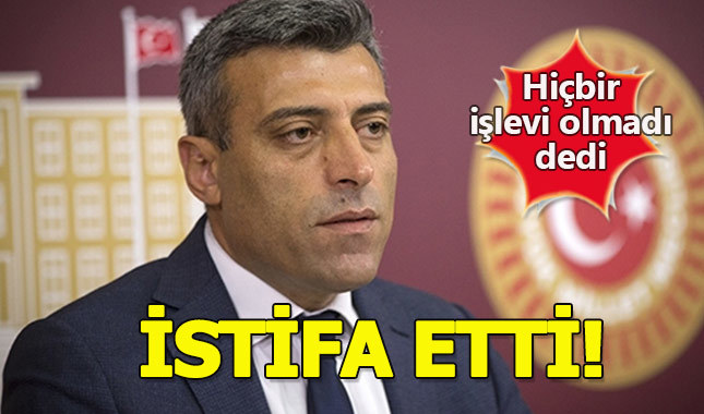 Yönetime tepki gösteren Öztürk Yılmaz istifa etti